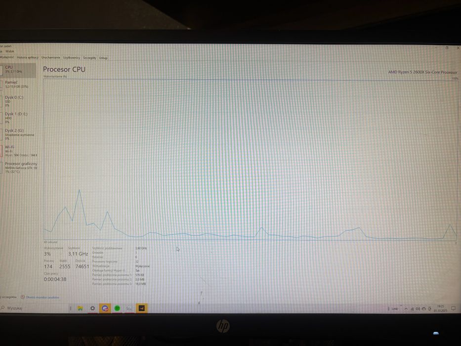 Komputer Stacjonarny GAMINGOWY GTX1660 ti 6GB VRAM 16GB RAM