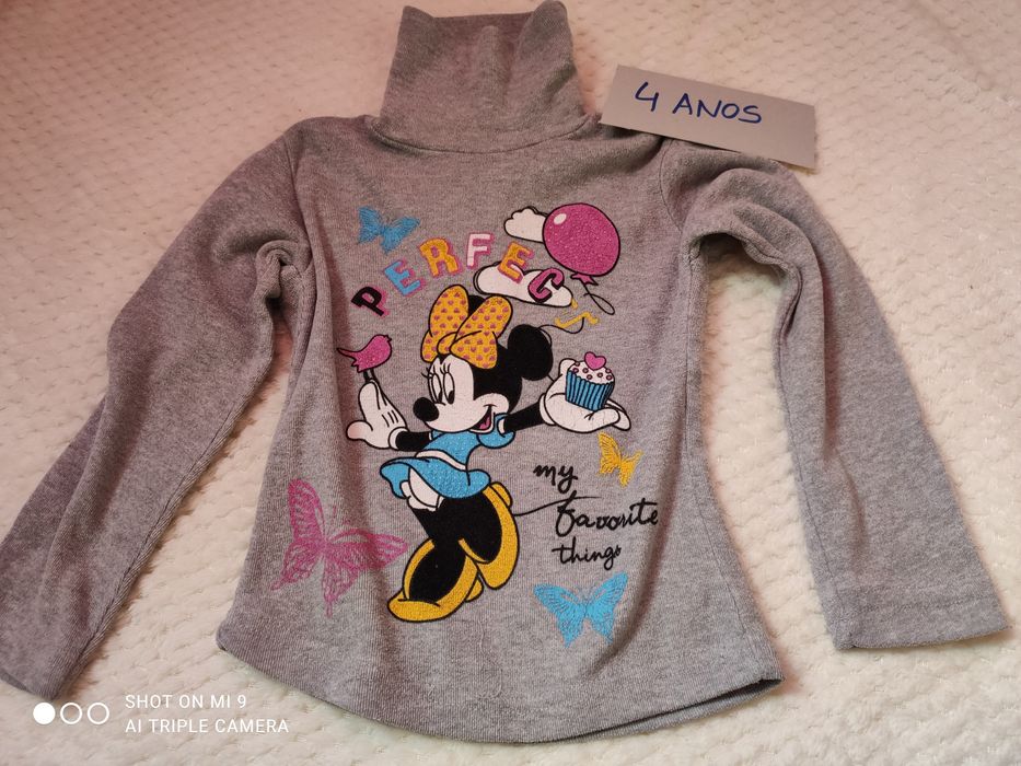 Blusa gola 4 anos
