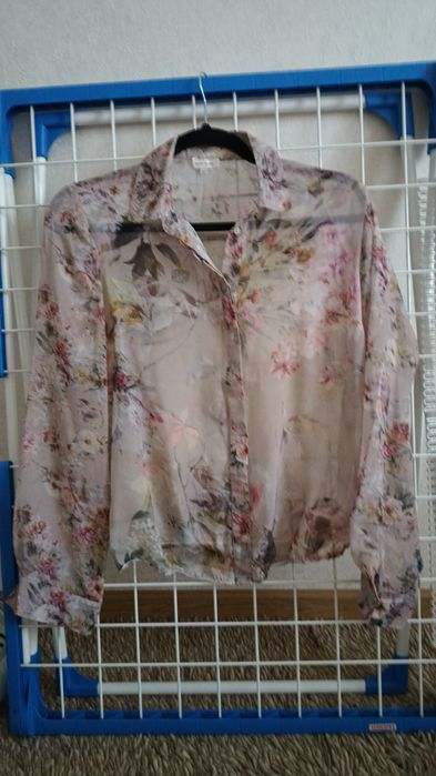 Блуза, рубашка шифонова , розмір наш 42-44