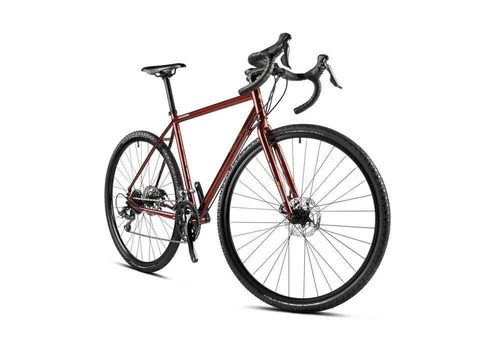Romet Finale bordowy 2024 XS S XL Cr-Mo Shimano Claris gravel