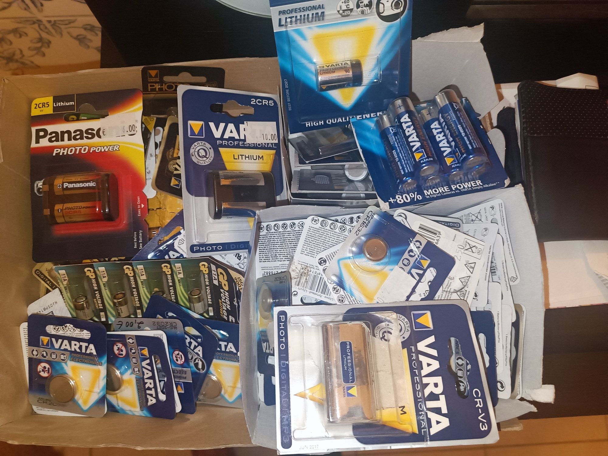 Pilhas Varta novas aceito Pi network