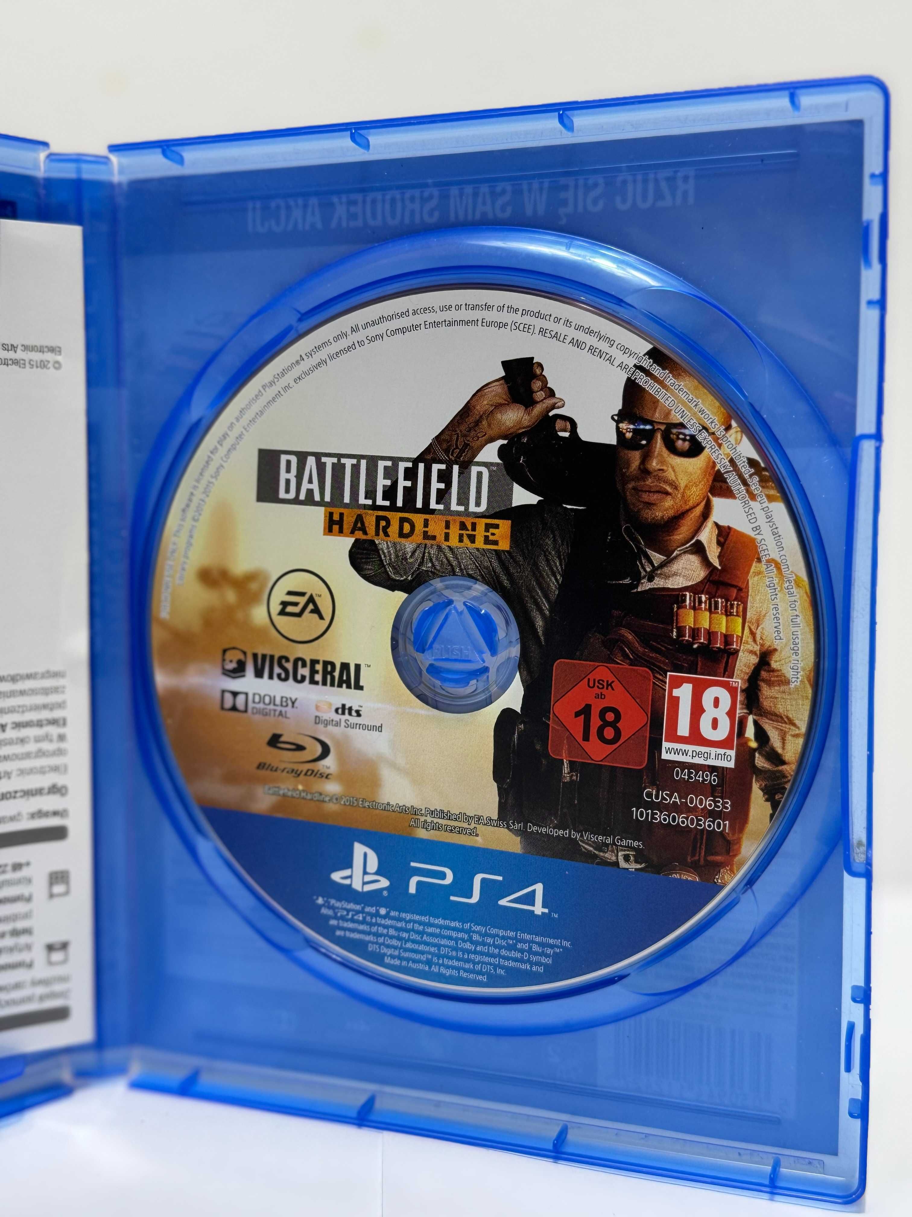 Gra Battlefield Hardline na PS4 Playstation 4, POLSKA wersja, bdb stan