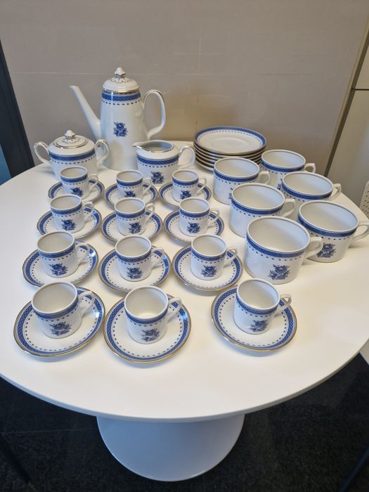 Serv cafe + peq. almoço Coleção  Cozinha Velha da Vista Alegre