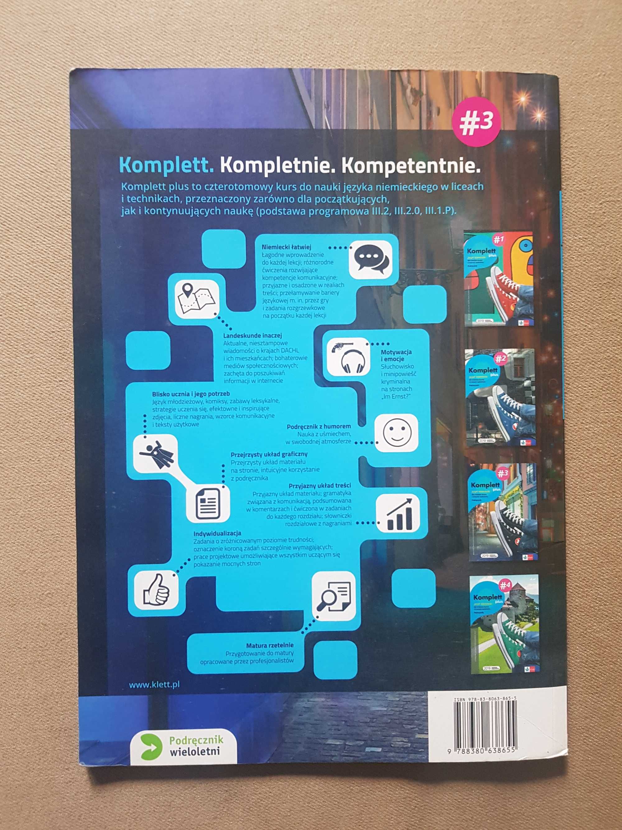 Komplett plus 3 nowe wydanie podręcznik i ćwiczenia