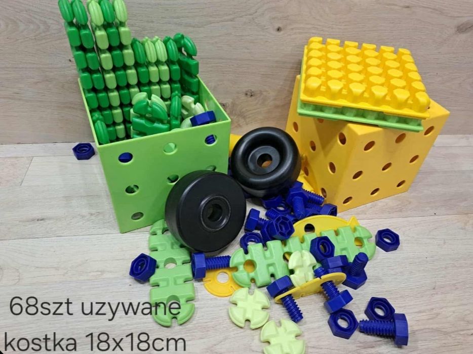 Zabawka klocki małego majsterkowicza 68szt