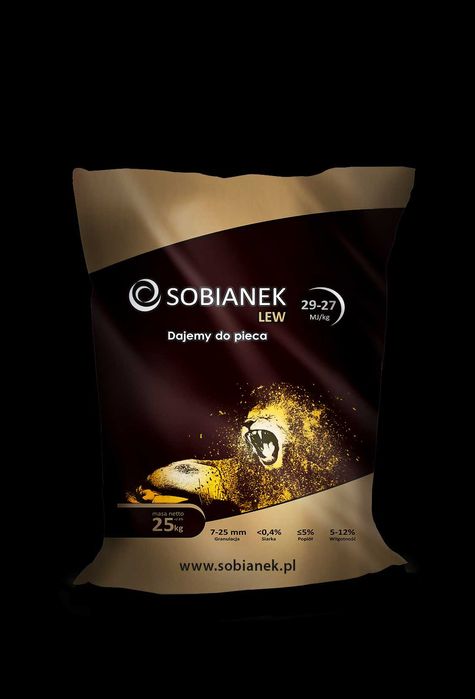 Węgiel groszek  SOBIANEK LEW 27-29MJ/kg    1600zł/ tona