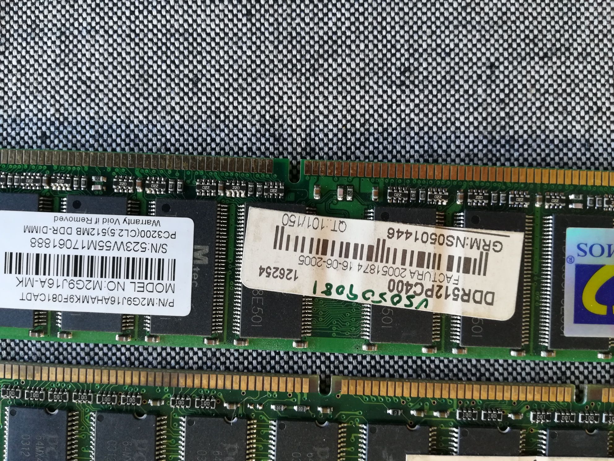 Memorias RAM PC