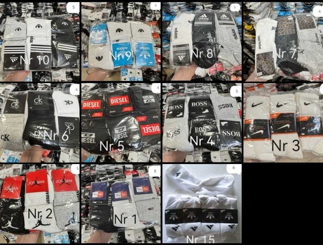 Skarpetki Męskie i Damskie 12par w paczce