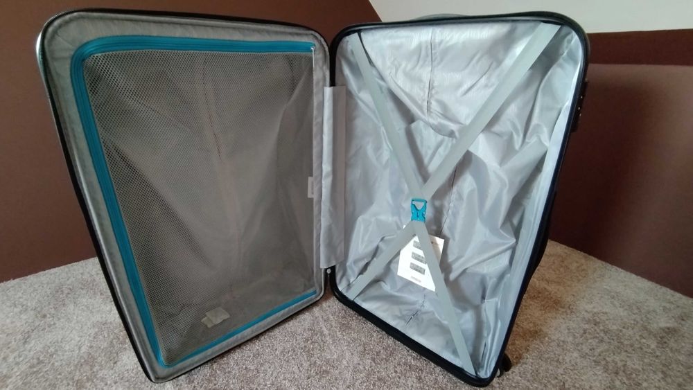 Walizka American Tourister Tracklite Silver 78 cm. Nowa.