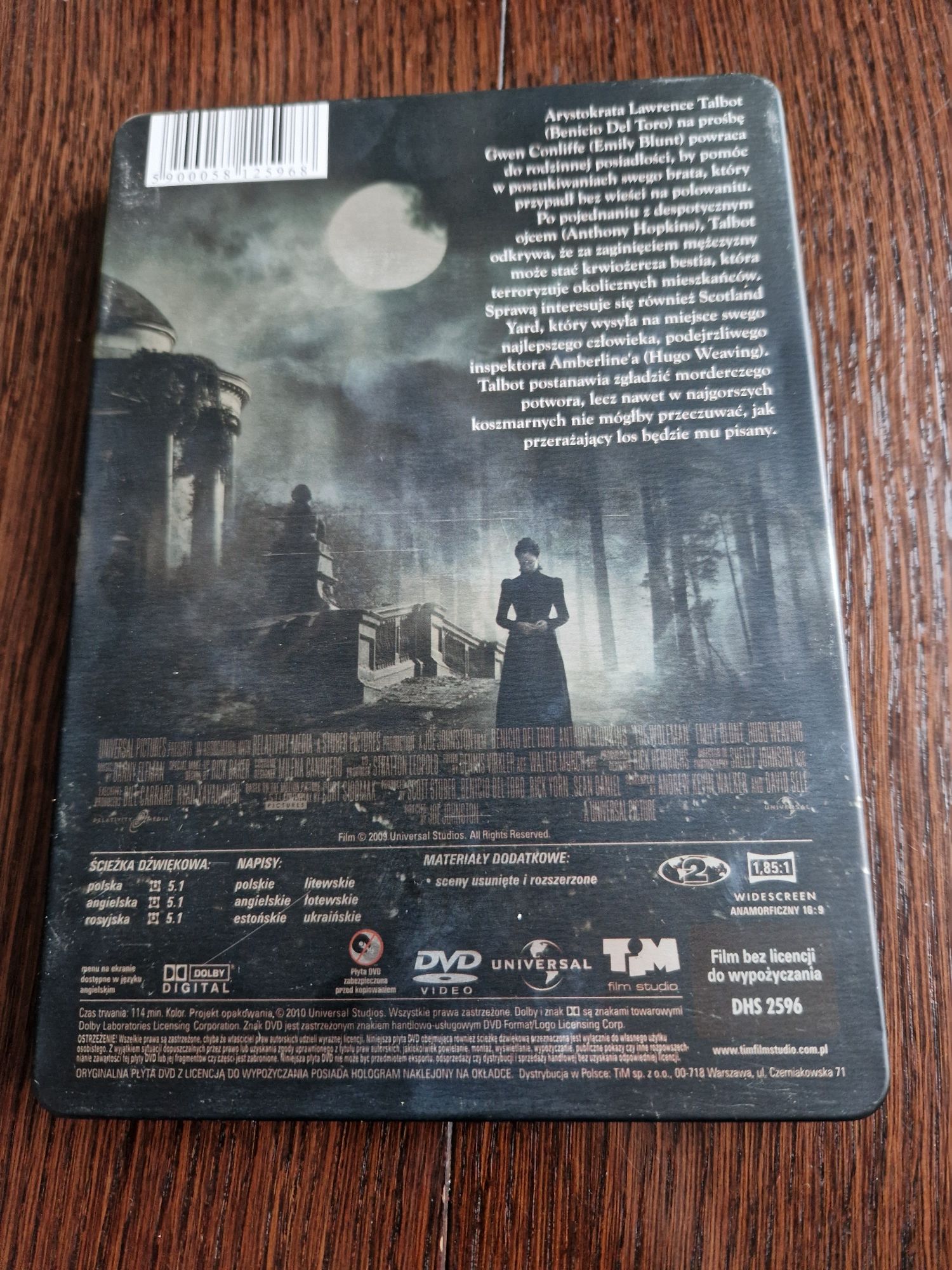 Film DVD Wilkołak metalowe opakowanie