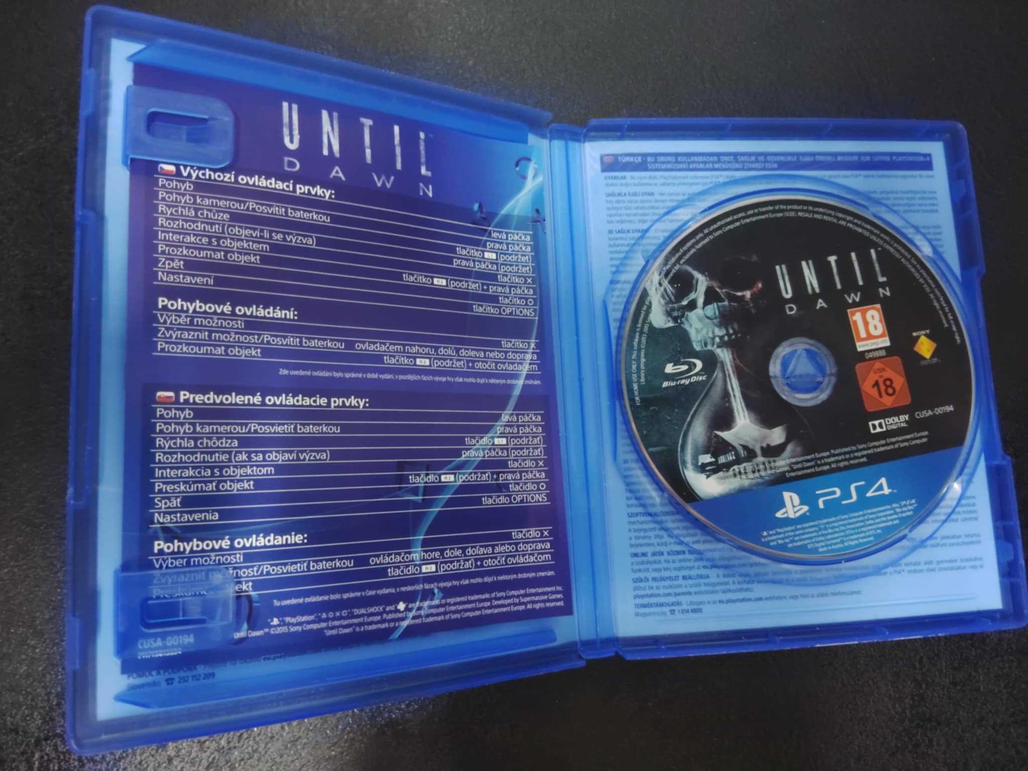 Until Dawn PS4 gra Tylko po Angielsku