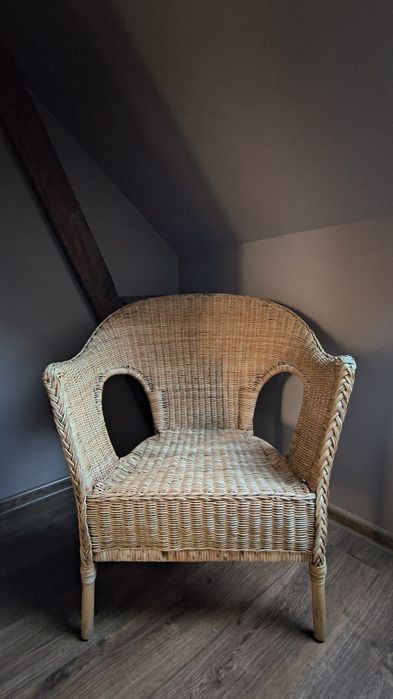 Fotel rattanowy Ikea