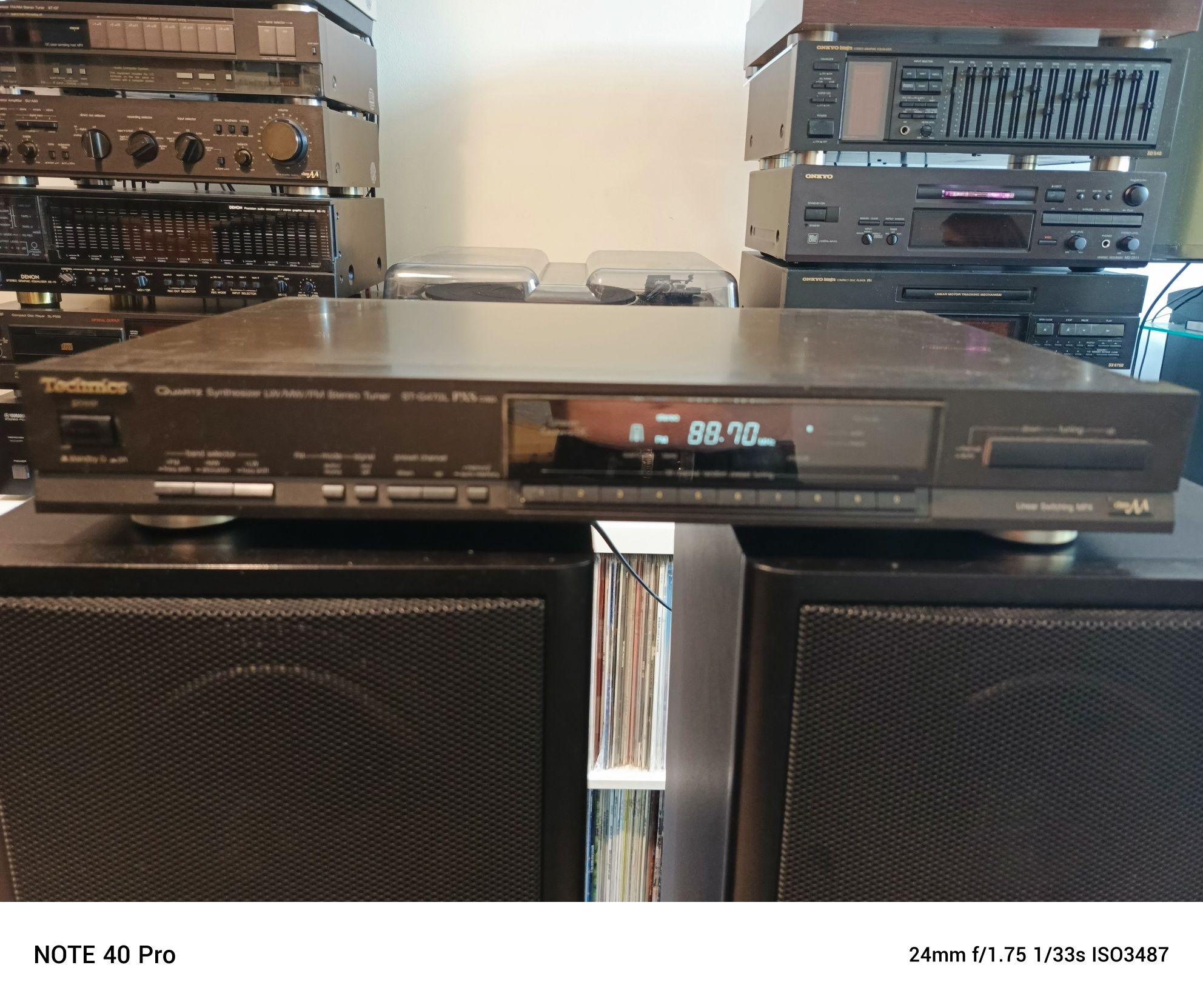 Technics tuner stereo.