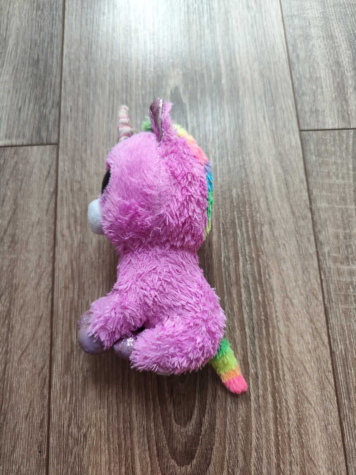Jednorożec Rosette Ty Beanie Boo pluszak maskotka zabawka fioletowy