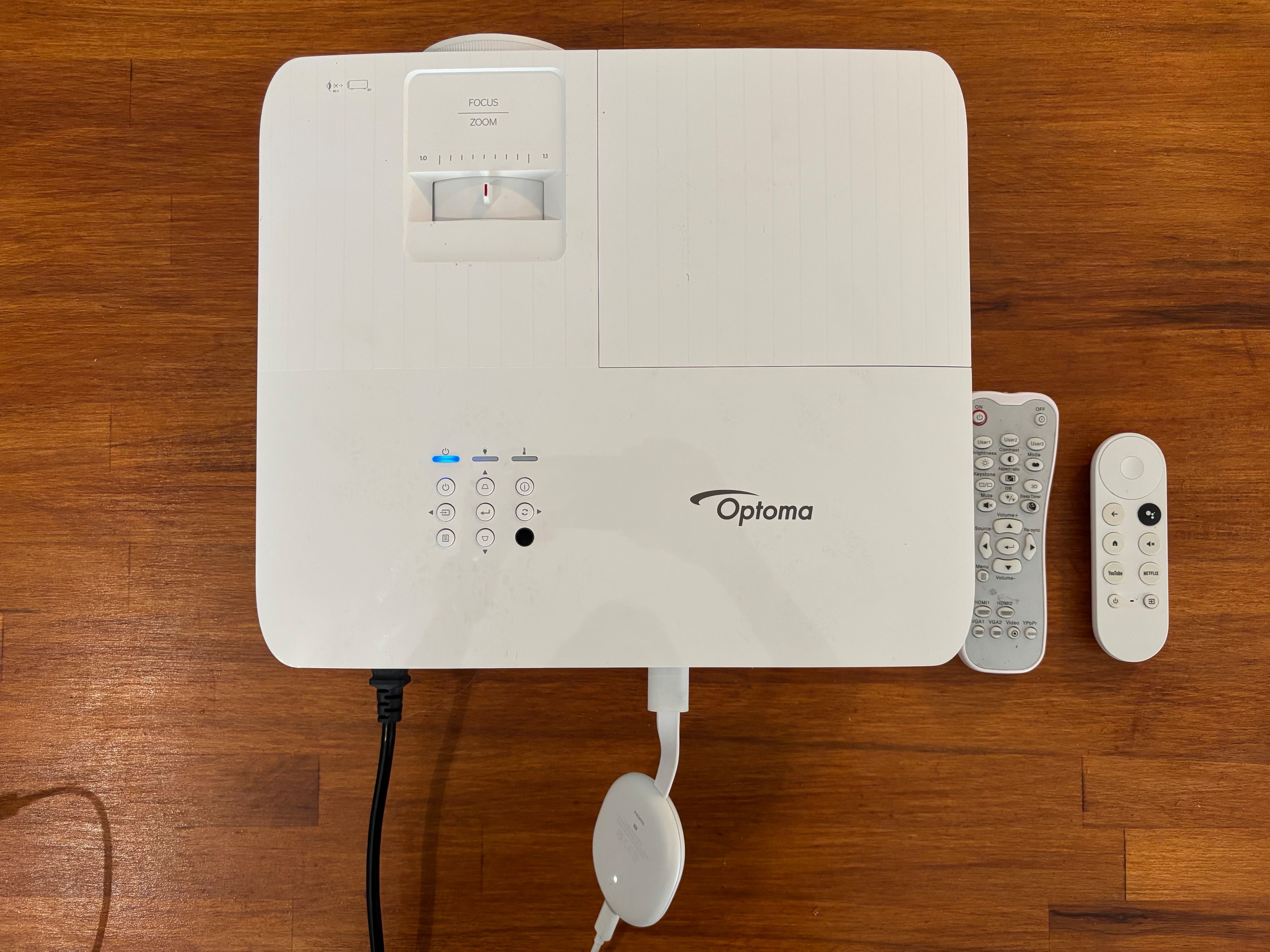 Projektor Optoma UHD38X Google TV Uchwyt sufitowy