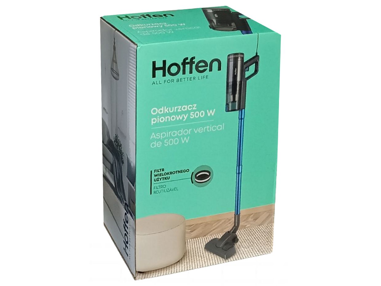 Bezworkowy odkurzacz pionowy Hoffen 500W