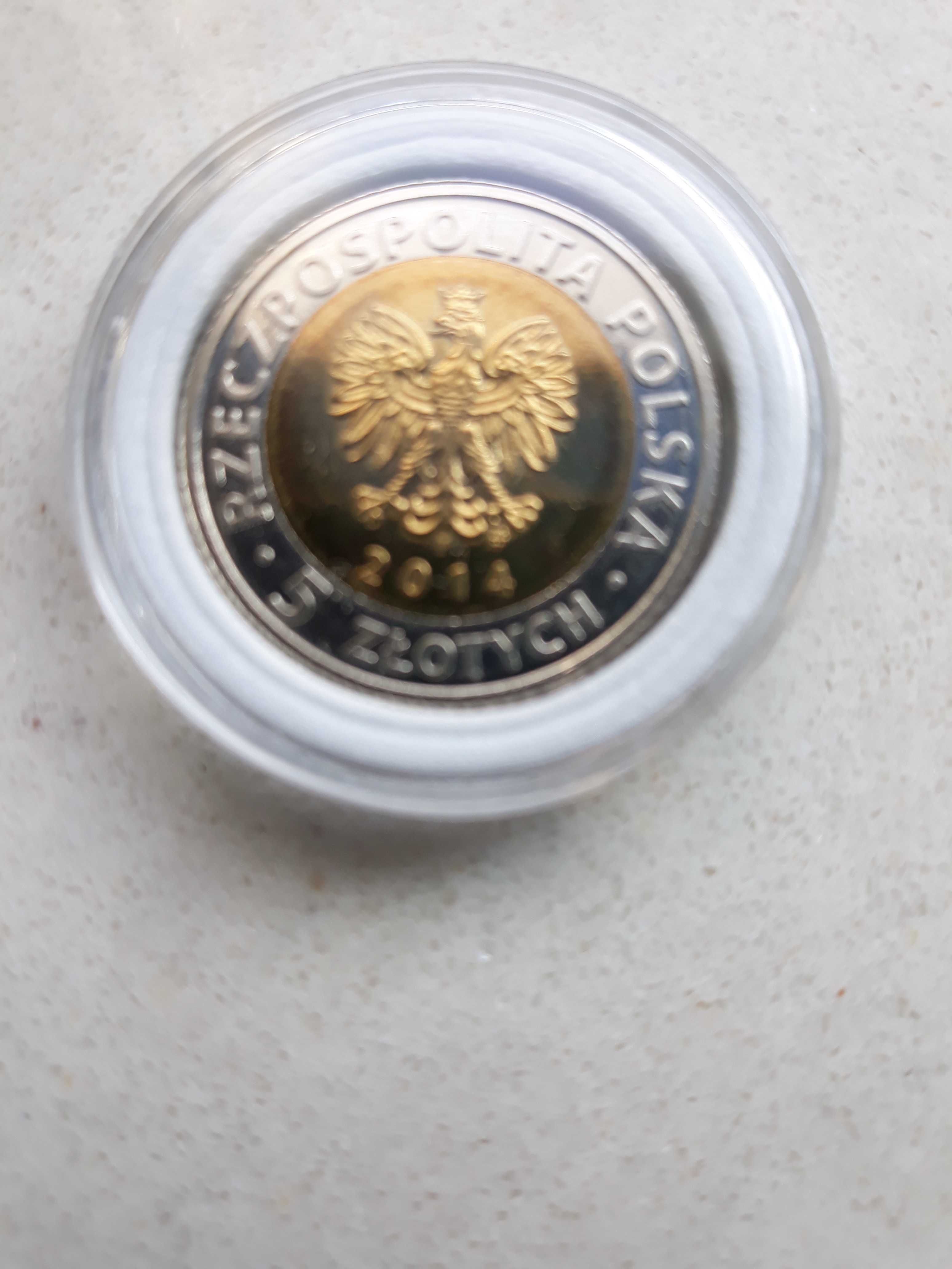 5 ZŁOTYCH - 25 LAT WOLNOŚCI (z woreczka menniczego w kapslu) + gratis