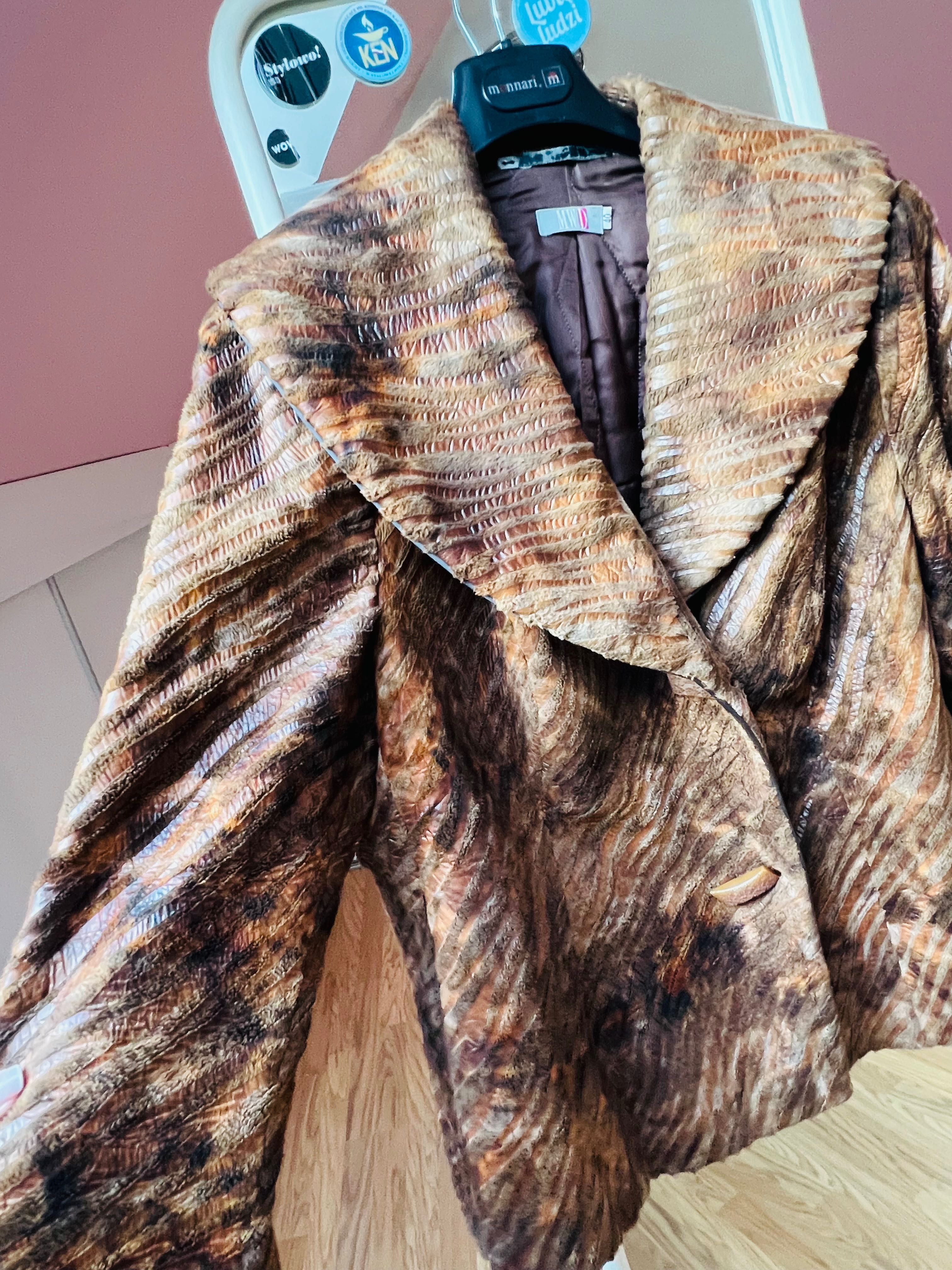 Kozuch futerko imitacja skóry rozmiar L/40 MWD