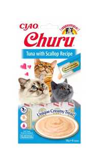 kremowy przysmak dla kota Churu o smaku tuńczyka 4x14g