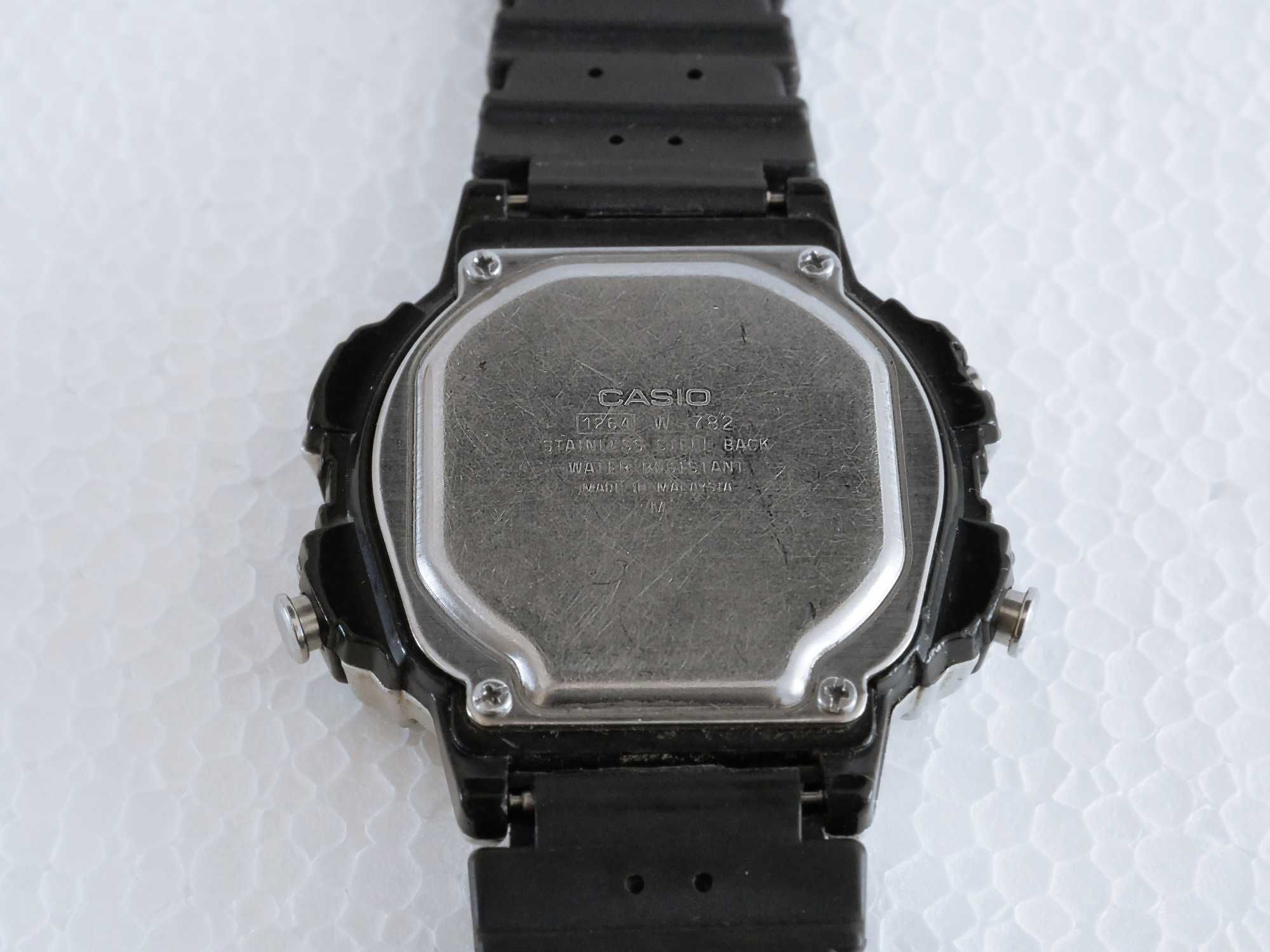 Casio Illuminator 1264 W-782 Relógio Raro Vintage de 1995