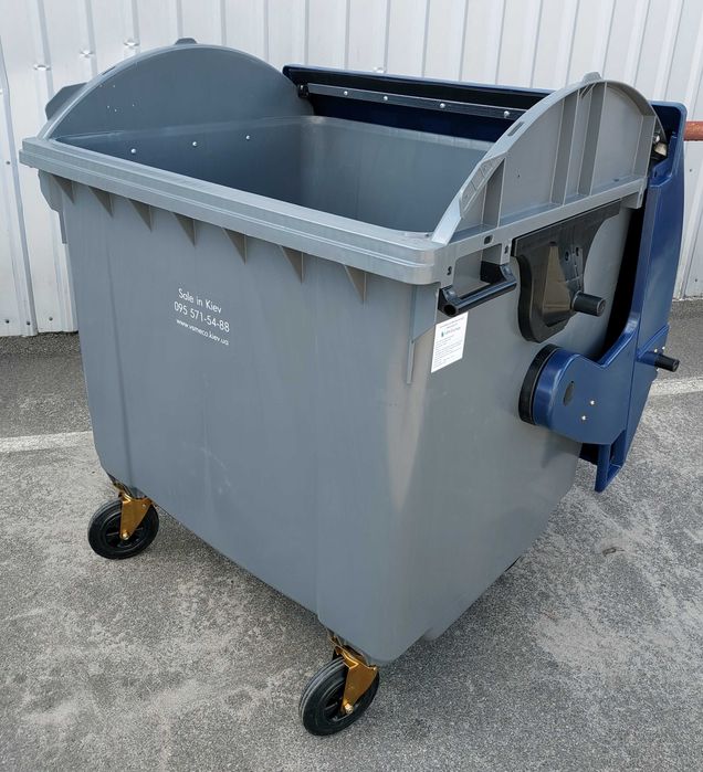 Контейнер для сбора мусора евроконтейнер мусорный бак сферическая 1100