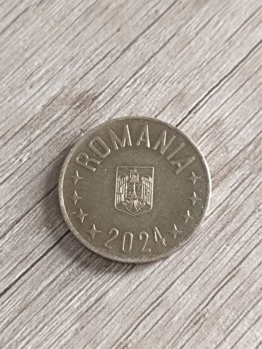 Moneta obiegowa 50 Bani Rumunia Romania 2024 Lej Rzeszów
