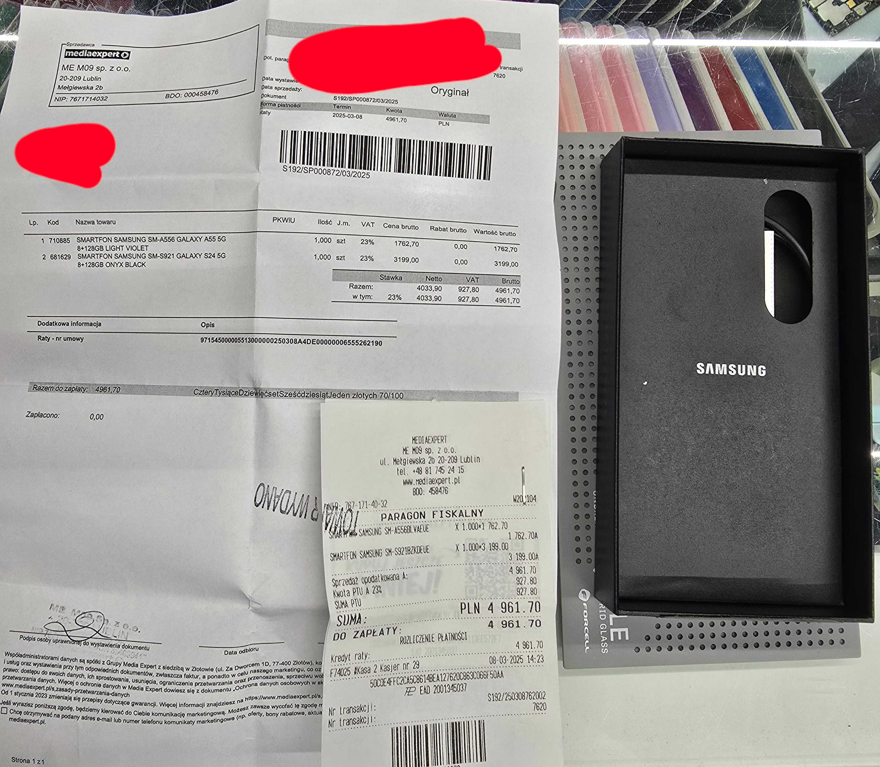 Samsung S24 128GB Gwarancja Producenta! Telakces Felicity *Raty 0%