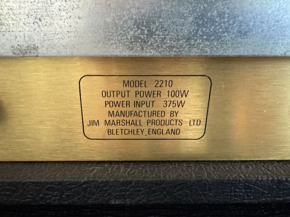 Marshall jcm800 rok 1987 - IDEALNY - NOWE LAMPYmodel 2210
