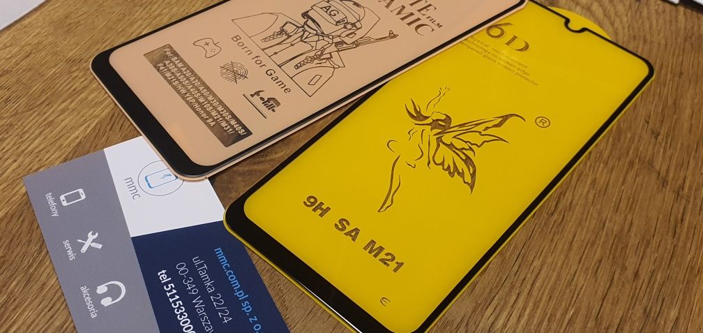 Samsung a20 a30 a50 m21 m10s m31 m30s m40s szkło hartowane - naklejamy