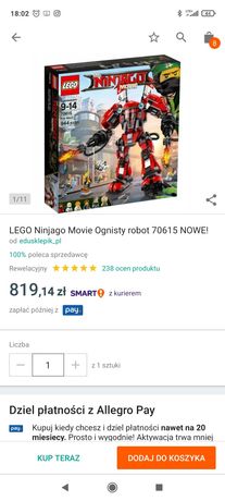 LEGO Ninjago Mobile Ognisty robót 70615