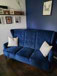 Sofa BOSTO granatowa