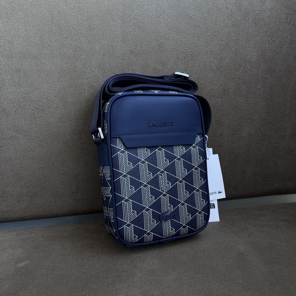 Чоловіча оригінальна  сумка Lacoste  The Blend  з монограмою