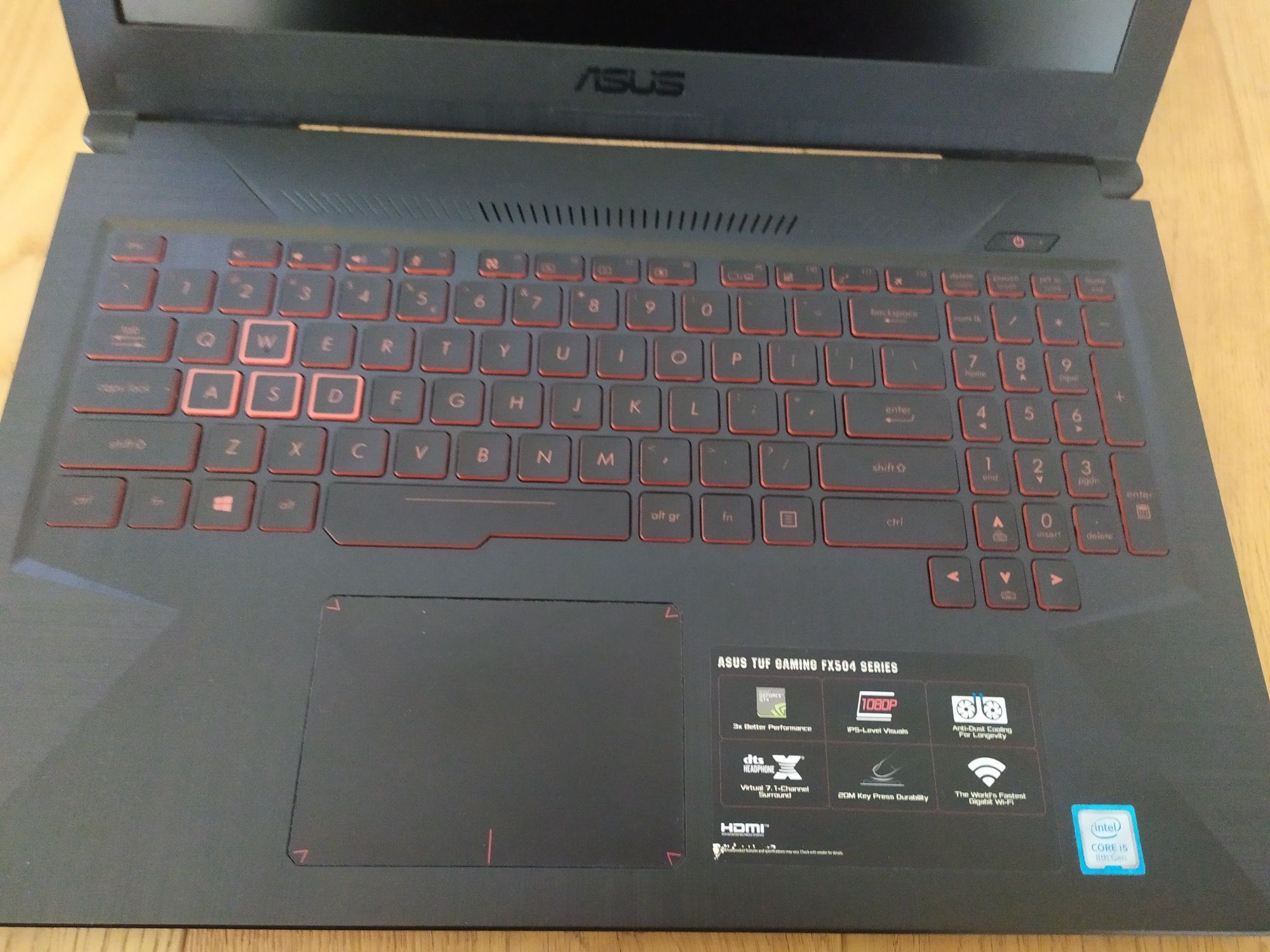 Laptop Asus tuf gaming GeForce GTX 1050