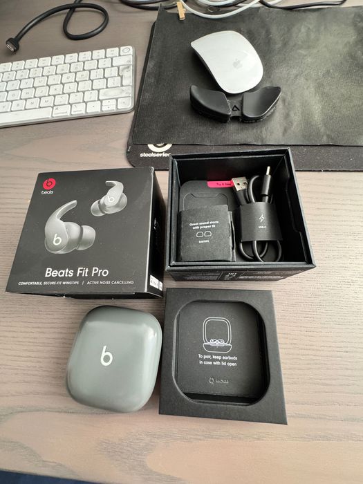 Słuchawki Apple Beats Fit Pro Szare