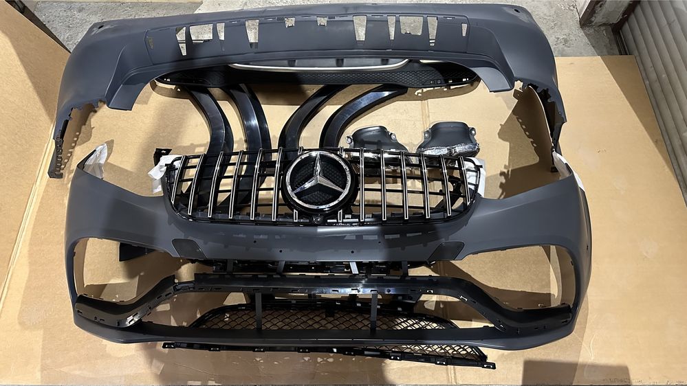 Обвес бампера решетка расширители Body kit Mercedes GLS 63 AMG X166
