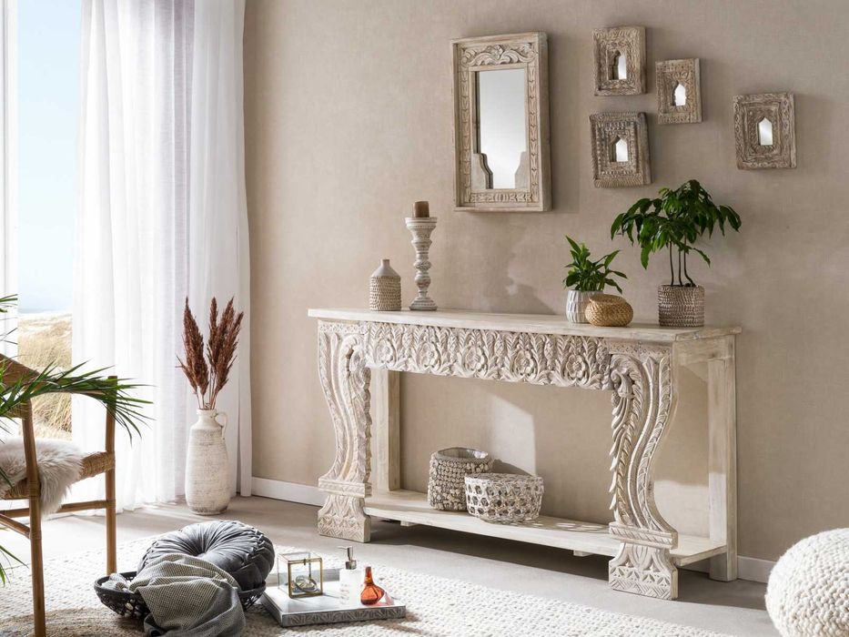 Konsola z półką Damchaya 150x40x82cm PROMOCJA!