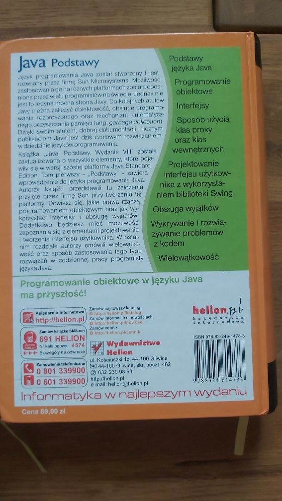 Java Podstawy, Java Techniki Zaawansowane, Zestaw książek