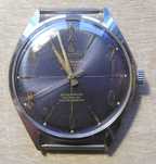 ATLANTIC Worldmaster oryginal 21 jewels lata 60. - granatowa tarcza