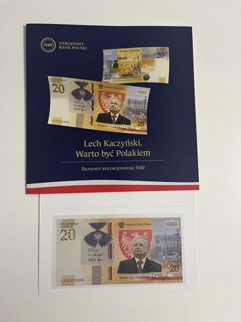 Banknot 20zł Lech Kaczyński
