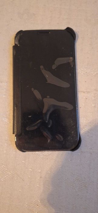 Etui flip cover czarne – Samsung (prawdopodobnie S5 / A3 / S4 Mini)