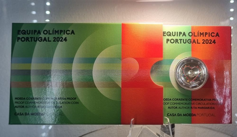 Moeda de 2€, Jogos Olímpicos Proof 2024.