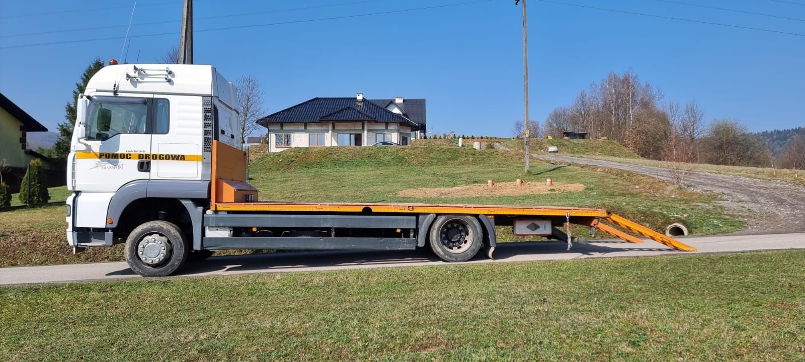 Man Tga Pomoc Drogowa 18tDMC