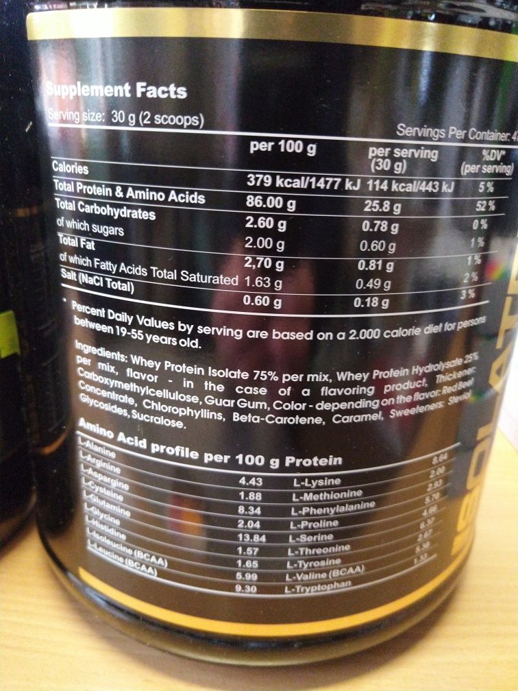 Isolate HD Protein 1410g, 480g