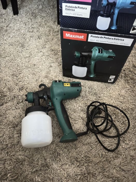 Pistola de Pintura Elétrica Maxmat – HVLP 450W