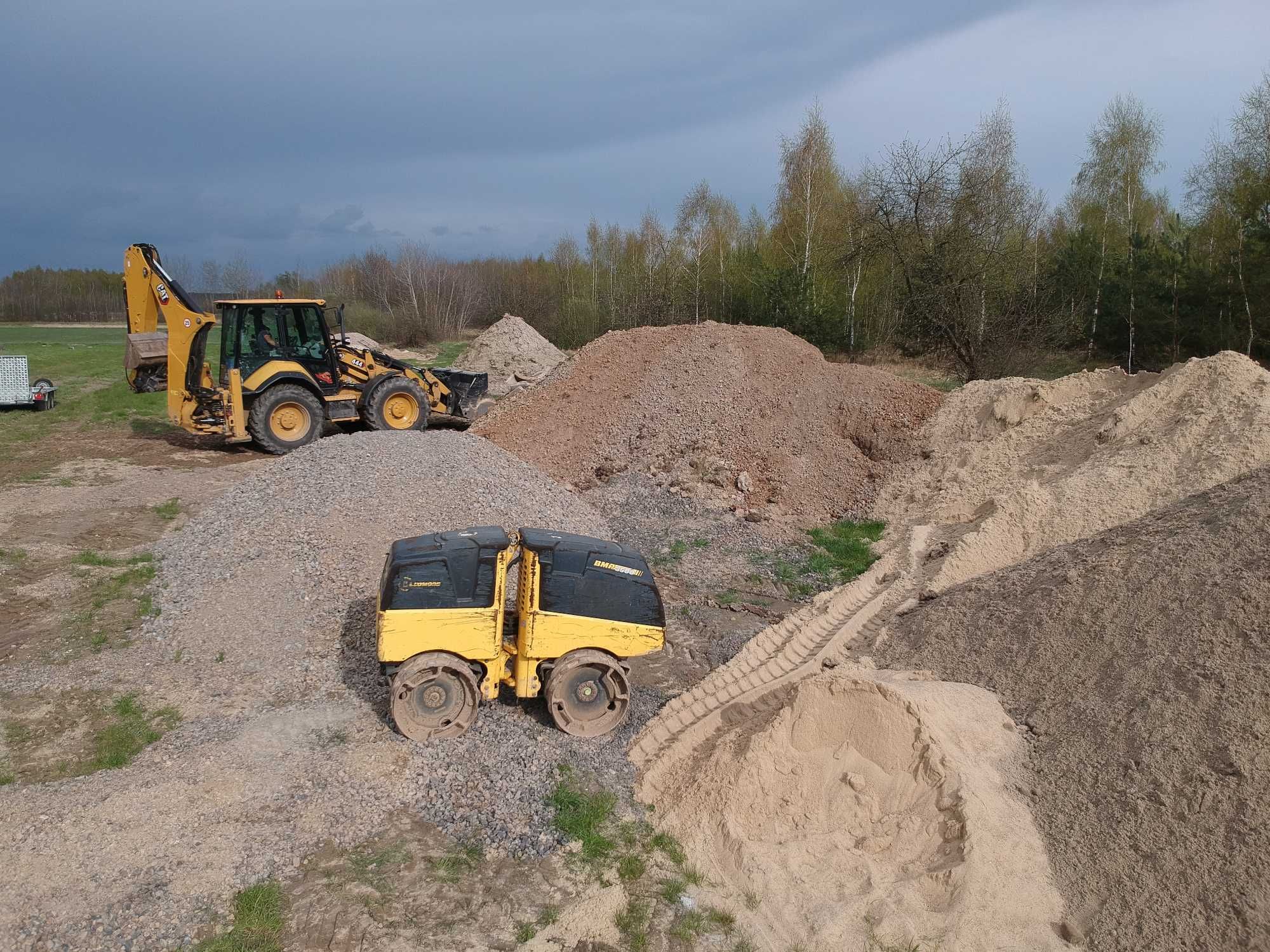 Równanie terenu, budowa dróg dojazdowych, odwodnienia CAT M315