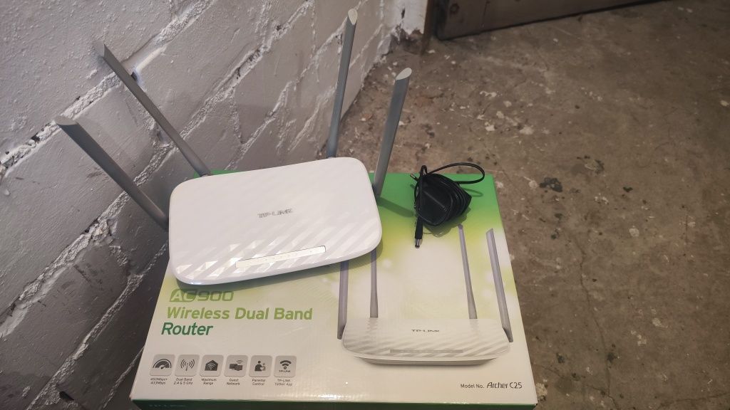 TP-LINK Dwupasmowy, bezprzewodowy router Archer C25