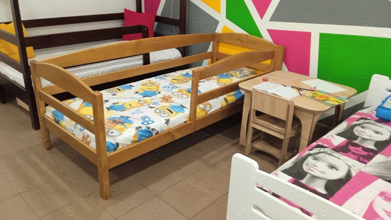 Дитяче Високе Ліжко на Ламелях ; Ліжечко для Дитини ! Детская Кровать