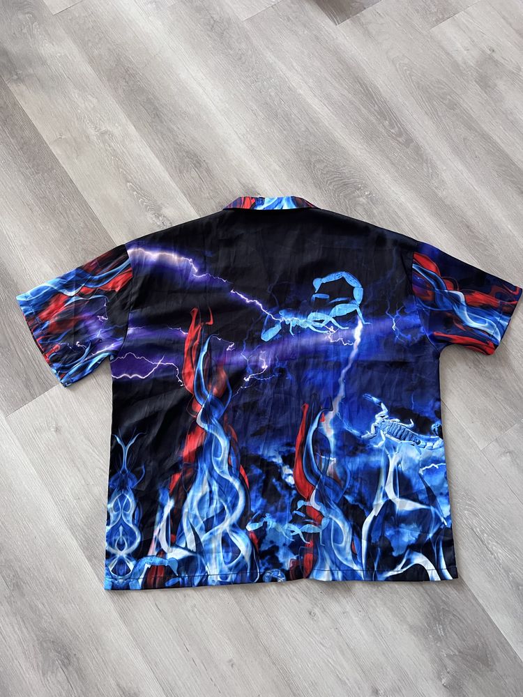 Jaded London scorpion lightning Y2K shirt L