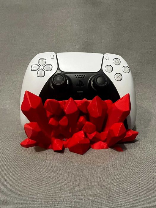3D print Ps5 pad holder Crystal red
