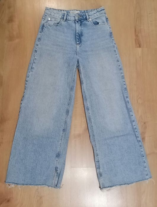 Szerokie spodnie jeansy